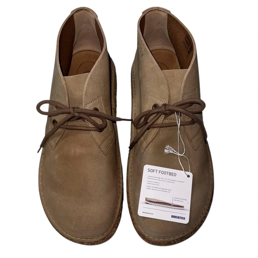 Birkenstock (NWT) Unisex, Milton Suede Chukka Boot, Men’s Size 8, Women’s 10 - Picture 12 of 14
